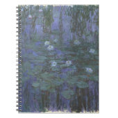 Blue Water Lilies Monet Notizblock (Vorderseite)