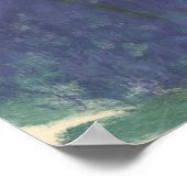 Blue Water Lilies Monet Poster (Ecke)