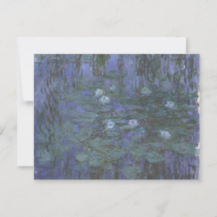 Blue Water Lilies Monet Postkarte
