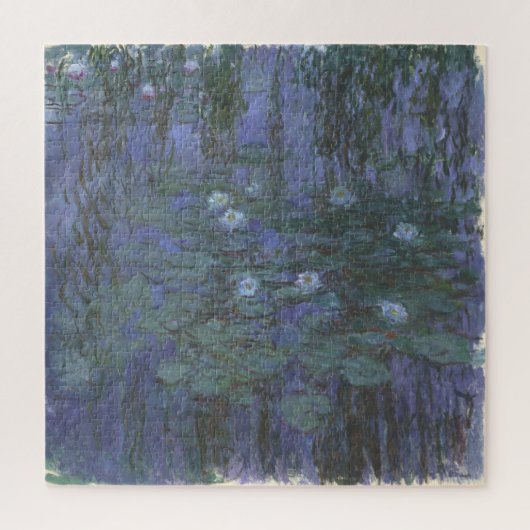Blue Water Lilies Monet Puzzle (Vertikal)