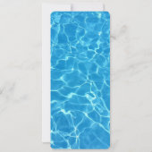 Blue Water Menu Einladung (Rückseite)