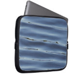 Blue Water Pattern Electronics Bag Laptopschutzhülle (Vorne Rechts)