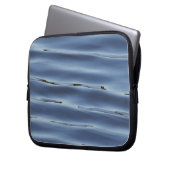 Blue Water Pattern Electronics Bag Laptopschutzhülle (Vorderseite Links)