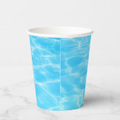 Blue Water Pool Party Beach Party Party Sommer Pappbecher (Rechts)