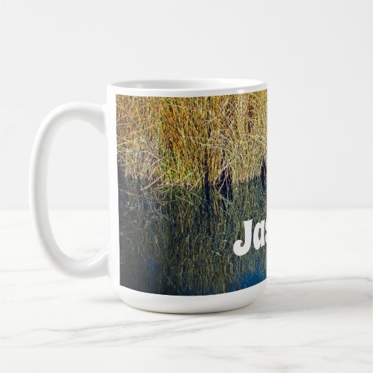 Blue Water Reflection Foto Nature Kaffeetasse (Links)