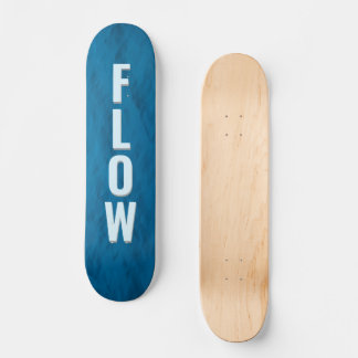 Blue Water Texture Skateboard – Ocean Glide