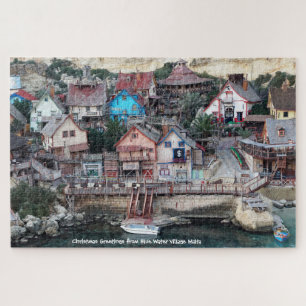 Blue Water Village Malta. Jigsaw Puzzle