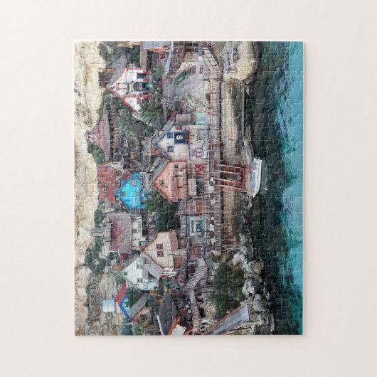 Blue Water Village Malta. Puzzle (Vertikal)