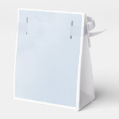 Blue Watercolor Bezaubernde Cloudscape Hochzeit Geschenkschachtel (Rückseite)