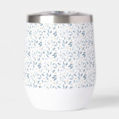 Blue Watercolor Botanical Pattern  (Vorderseite)