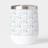 Blue Watercolor Botanical Pattern (Rückseite)