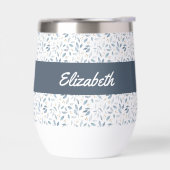 Blue Watercolor Botanical Pattern Name (Links)