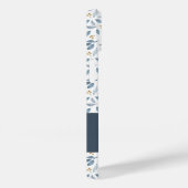 Blue Watercolor Botanical Pattern Name Case-Mate iPhone Hülle (Rückseite / Rechts)