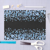 Blue Watercolor Confetti Dots Wedding Seidenpapier (Handwerk)