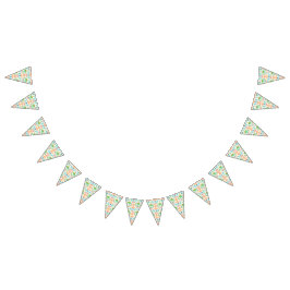 Blue Watercolor Dinosaur Birthday Baby Dusche Wimpelkette