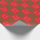 Blue Watercolor Dog Paw Print Geschenkpapier (Ecke)