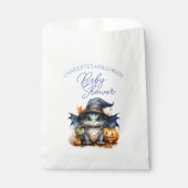 Blue Watercolor Dragon Halloween Baby Dusche Geschenktütchen (Vorderseite)