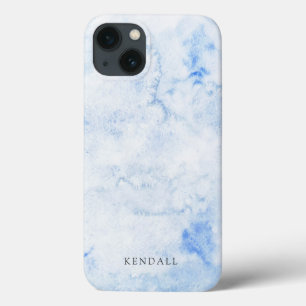 Blue Watercolor Elegante Case-Mate iPhone Hülle