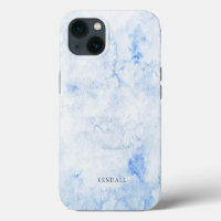 Blue Watercolor Elegante