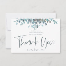 Blue Watercolor Eucalyptus Stilvolles Script-Foto