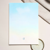 Blue Watercolor Floral Indian Peacock Wedding Einladung