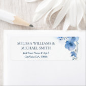 Blue Watercolor Flower | Wedding (Insitu)