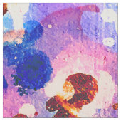 Blue Watercolor Gefärbte Krawatte Splashes Abstrak Stoff (Nahaufnahme)
