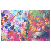 Blue Watercolor Gefärbte Krawatte Splashes Abstrak Stoff (Fat Quarter (45,7 x 55,9 cm))