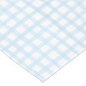 Blue Watercolor Gingham Baby Shower Tableclout Tischdecke (Schrägansicht)