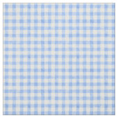 Blue Watercolor Gingham Fabric Stoff (Muster)