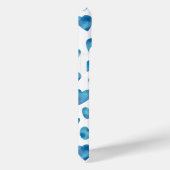 Blue Watercolor Heart iPhone Case (Rückseite / Rechts)