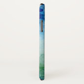 Blue Watercolor iPhone Case (Hinten/Rechts)