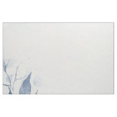 Blue Watercolor Leaf Wedding Foto Booth Hintergrun Stoff (Fat Quarter (45,7 x 55,9 cm))