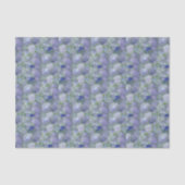 Blue Watercolor Mosaic Sea Glass  Seidenpapier (Vorderseite)