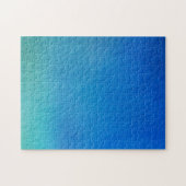 Blue Watercolor Ombre Puzzle (Horizontal)