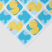 Blue Watercolor Rubber Ducky Seidenpapier (Ausschnitt)