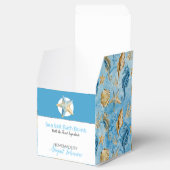 Blue Watercolor Starfish Seepferd Muscheln Bath Bo Geschenkschachtel (Geöffnet)