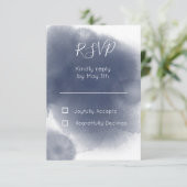 Blue Watercolor Theme (Stehend Vorderseite)