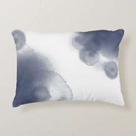 Blue Watercolor Theme Dekokissen