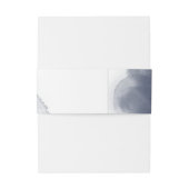 Blue Watercolor Theme Einladungsbanderole (Rückseitenbeispiel)