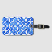 Blue Watercolor Tuscan Italienische Küche Gepäckanhänger (Vorderseite (Horizontal))