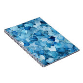 BLUE WATERCOLOR VALENTINE HEARDES NOTIZBLOCK (Rechte Seite)