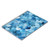 BLUE WATERCOLOR VALENTINE HEARDES NOTIZBLOCK (Linke Seite)