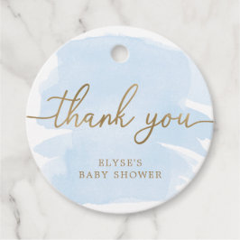 Blue Watercolor Vielen Dank für Ihr Interesse an T Geschenkanhänger