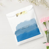 Blue Watercolor Wedding Geschenktütchen (Versiegelt)