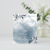 Blue Watercolor Winterberries (Stehend Vorderseite)