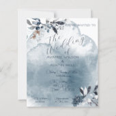 Blue Watercolor Winterberries (Vorderseite)