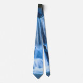 Blue Waterfall Neck Tie Krawatte (Vorderseite)
