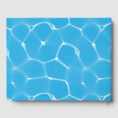 Blue Waterpool 50. Geburtstag Gästebuch (Rückseite)