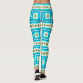 Blue Waters Beach Design Leggings (Rückseite)